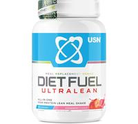 USN Diet Fuel UltraLean Strawberry 1KG: Meal Replacement Shake, Diet Protein Powders for Weight Control and Lean Muscle Development