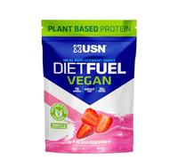 USN Diet Fuel Vegan Strawberry 880g: Dairy Free Vegan Meal Replacement Shake & Vegan Protein Powders