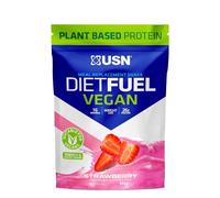 USN Diet Fuel Vegan Strawberry Meal Replacement High Protein Powder 880g [Best Before: 01/03/2026]