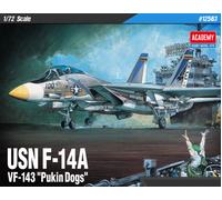 USN F-14A VF-143 Pukin Dogs 1:72 Plastic Model Kit ACADEMY