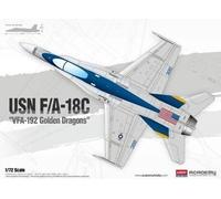 USN F/A-18C VFA-192 Golden Dragons Fighter 1:72 Plastic Model Kit ACADEMY