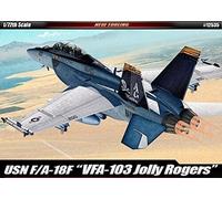 USN F/A-18F VFA-103 Jolly Rogers Fighter Plastic Kit 1:72 Model ACADEMY