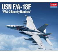 Usn F/A-18F VFA-2 Bounty Hunters Fighter 1:72 Plastic Model Kit Academy