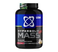 USN Hyperbolic Mass French Vanilla 2kg: High Calorie Mass Gainer Protein Powder for Muscle Building and Weight Gain - Improved Formula & Flavour with 7.5g Creatine Monohydrate and Less Sugar