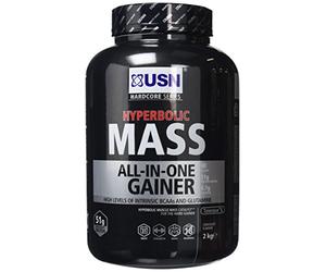 USN Hyperbolic Mass All-In-One Gainer Shake Powder, Chocolate, 2 kg