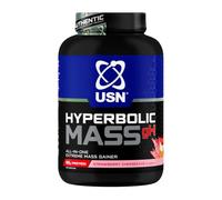 USN Hyperbolic Mass Gainer Protein Powder I Strawberry Cheesecake I 2kg | 1,134kcal | 60g 6-Stage | Carb10 & Palatinose | 9.3g BCAAs | Glutamine, HMB & Creatine | Beta-Alanine | Hardgainer Size Stack