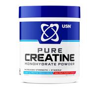 USN Micronised Creatine Powder 500g (79 Servings): Red Fruit Punch Flavour, 100% Pure Creatine Monohydrate Powder for Performance and Muscle Recovery