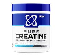 USN Micronized Creatine Monohydrate Powder, Unflavoured - 500g, Energy Drink for High Intensity Training, Muscle Growth, 100% Micronized Creatine Powder for Intra Workouts, Dietary Supplement