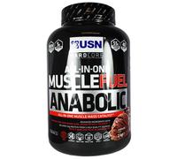 USN Muscle Fuel Anabolic 2kg Chocolate - All-in-One Lean Mass Gainer with 53g Protein per Serving