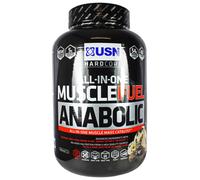 USN Muscle Fuel Anabolic Cookies and Cream 2KG, Workout Boosting All in One Muscle Gain Protein Shake Powder