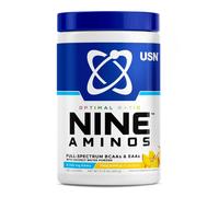 USN Nine Aminos ? BCAA Amino Acids & EAA Essential Amino Acids Powder with Added Magnesium & Coconut Water Powder to Support Recovery and Hydration.