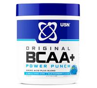 USN BCAA+ POWER PUNCH original amino acid plus blend workout vegan powder 400g