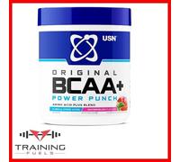 USN Original BCAA+ Power Punch 400g Amino Acid Plus Blend 36 Servings Zero Sugar