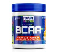 USN Power Punch BCAA Amino Acids Powder, Tangerine Flavour - 200g, Vegan BCAA Powder, Vitamin B6 & No Sugar, Pre Workout or Intra Workout Energy Drink Mix & Dietary Supplement to Maximise Performance