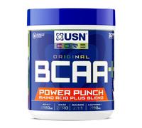 USN Power Punch BCAA Amino Acids Powder, Tangerine Flavour - 400g, Vegan BCAA Powder, Vitamin B6 & No Sugar, Pre Workout or Intra Workout Energy Drink Mix & Dietary Supplement to Maximise Performance