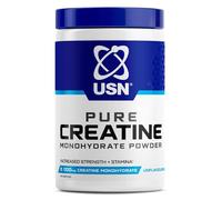 USN Pure Creatine Monohydrate Powder 300g - Unflavoured I 60 Servings | 5g Micronised Creatine per Serving | 100% Pure Creatine for Strength, Endurance & Performance