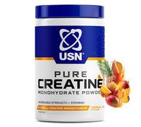 USN Pure Creatine Monohydrate Powder 360g - Tropical Thunder | 60 Servings | 5g Micronised Creatine | Flavoured Creatine for Strength, Endurance & Performance