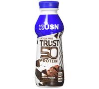 USN Trust 50 Pre-mixed & Ready to Drink Protein Shake Bottles: 6 x 500 ml Chocolate High Protein Recovery Drinks