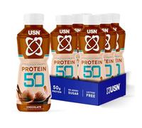 USN Trust 50 Pre-mixed & Ready to Drink Protein Shake Bottles: 6 x 500 ml Chocolate High Protein Recovery Drinks