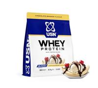 USN Whey Protein Powder 900g (30 Servings) Chocolate Banana - High Protein Shake with 20g Protein per Serving - No Added Sugar, Soy or Preservatives - Supports Muscle Recovery, Growth & Maintenance