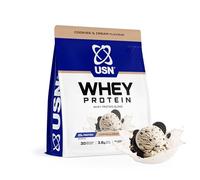 USN Whey Protein Powder 900g (30 Servings) Cookies & Cream - High Protein Shake with 20g Protein per Serving - No Added Sugar, Soy or Preservatives - Supports Muscle Recovery, Growth & Maintenance