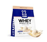 USN Whey Protein Powder 900g (30 Servings) Vanilla - High Protein Shake with 20g Protein per Serving - No Added Sugar, Soy or Preservatives - Supports Muscle Recovery, Growth & Maintenance