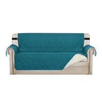 USOHJZ Waterproof Plaid Fabric Sofa Cover Anti-Slip Easy-going Sofa Covers Luxury Folding Living Room Sofas Slipcover For 1/2/3/4 Seat(S2-Peacock,2 Seat(117cm))