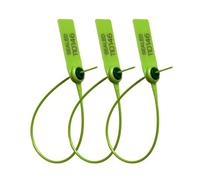 USPACKSMART 10 Pack Adjustable Luggage Security Seals | Numbered Plastic Tamper Proof Seals | Pull-Tite Security Labels | Disposable Self Locking | Safety Labels in