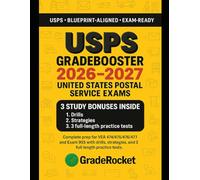 USPS EXAMS GRADEBOOSTER 2026-2027: Complete prep for VEA 474/475/476/477 and Exam 955 with drills, strategies, and 3 full-length practice tests.
