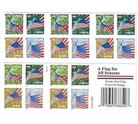 USPS Forever Stamps A Flag for All Seasons - Book of 20 Postage Stamps