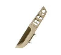 USQBUZHHK Inside Inner Door Handle 51417239659 Left Driver Door Handle Window Switch Cover Panel Trim Pull Handles for B&MW E90 3 Series 2005-2011(Model D Beige)