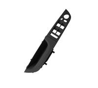 USQBUZHHK Inside Inner Door Handle 51417239659 Left Driver Door Handle Window Switch Cover Panel Trim Pull Handles for B&MW E90 3 Series 2005-2011(Model B Black)