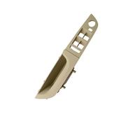 USQBUZHHK Inside Inner Door Handle 51417239659 Left Driver Door Handle Window Switch Cover Panel Trim Pull Handles for B&MW E90 3 Series 2005-2011(Model C Beige)