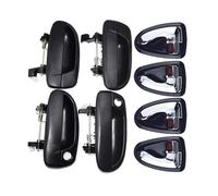 USQBUZHHK Inside Inner Door Handle Black/Chrome Interior & Exterior Door Handle 8265025000 for Hyundai for Accent 1.6L 2000-2006(Chrome Kit)