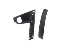 USQBUZHHK Inside Inner Door Handle Car Front Inner Door Handle Base ABS Black Silver Trim Cover for N&issan for Qashqai J10 2007-2015(Left Black Handle)