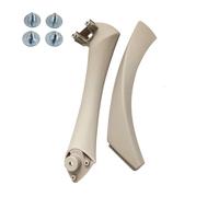 USQBUZHHK Inside Inner Door Handle for B&MW 3 Series E92 for Coupe 2007-2014 LHD Interior Door Armrest Window Switch Cover Panel Trim(Right Beige)