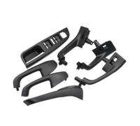 USQBUZHHK Inside Inner Door Handle for Golf for GTI for Jetta Mk5 2005-2010 7PCS Black Interior Handle Door Grab Window Switch Bezel Cover Armrest 1K0 868 040B