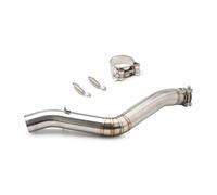 USQBUZHHK Motorbike Exhaust Muffler Pipe Slip On For Benelli For Leoncino 500 For TRAIL BJ500 Motorcycle Exhaust Modify Middle Link Pipe Accessories Motorcycle Exhaust Muffler