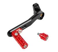 USQBUZHHK Motorcycle Shift Lever Motorcycle Gear Lever for Ducati for Multistrada V4 V4S 2020-2022 2023 Adjustable Folding Shifter Clutch Shift Rod(RED)