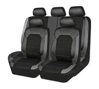 USQBUZHHK Seat Protectors For Volvo S60 XC60 XC90 V40 V50 Universal Car Seat Cover(Black Gray)