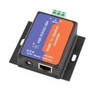 Single Port Serial Device RS232 RS485 RS422 Serial to Ethernet Converter DC 5V Transparent Transmission Between RS232/RS485/RS422 Ethernet Serial Data Communication Device (TCP232-304 RS485 Port)