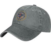 USS Carl Vinson Cvn-70 Denim Baseball Cap Hat Adjustable Cowboy Hat
