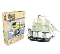 USS Constitution - 1/700 Scale Miniature for Black Seas Highly Detailed Age of Sail Era Miniatures for Table-top Wargaming by Warlord Games