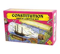 USS Constitution Ship Build Your Own Boat In A Bottle Model Kit - Made In US