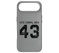 USS Coral Sea CV-43 CVA-43 Aircraft Carrier Distressed Style Case for iPhone Air