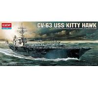 USS CV-63 Kitty Hawk Aircraft Carrier 1:800 Plastic Model Kit Academy