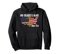 USS Delbert D. Black DDG-119 Destroyer Veterans Day Father Pullover Hoodie