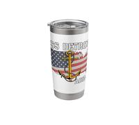 USS Detroit AOE-4 Fast Combat Support Ship Veterans Father Stainless Steel Insulated Tumbler
