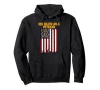 USS Duluth LPD-6 Amphibious Transport Docks Veterans Day Pullover Hoodie