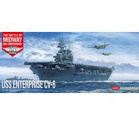 USS Enterprise CV-6 The Battle of Midway 80th Anniversary 1:700 Plastic Kit